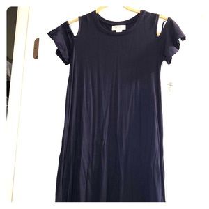 Navy, shift dress!